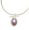 oval pearl pendants